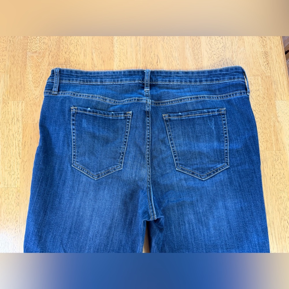 Gap Jeans Womens 34 Blue Legging Jeggings Skinny Medium Wash Mid Rise Denim - Picture 7 of 12